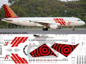 V1 Decals Airbus A320 Air Canada for 1/144 Revell Model Airplane Kit V1D0113 - Picture 1 of 8
