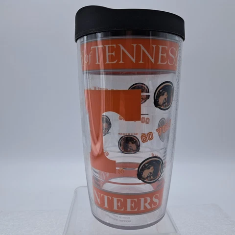 Tennessee Volunteers Vols Tervis Tumbler 16 oz All Over Smokey Mascot  UT Orange Cover