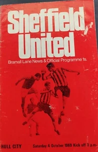 SHEFFIELD UNITED v HULL CITY Division Two 04/10/1969 - Picture 1 of 4