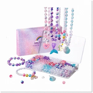 Fun and Creative Beads for Jewelry Making Kit - DIY Jewellery Toys for Girls Age - Picture 1 of 7