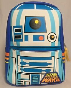 Star Wars Mini plecak R2-D2 Funko Patch Niebiesko-Białe Kieszenie Retro Ekskluzywny NOWY