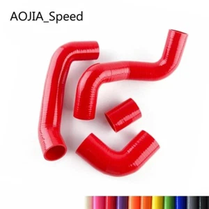 RED Fit For Land Rover Freelander TD4 2.0 Boost Pipe Silicone Intercooler Hose - Imagen 1 de 8