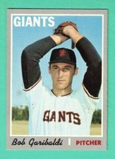 (1) BOB GARIBALDI  1970 TOPPS # 681 GIANTS  ROOKIE  HIGH #  NM  CARD (H1348)
