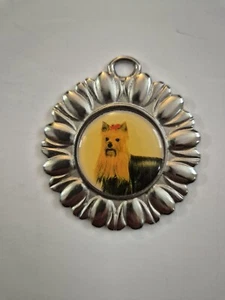 Rare Vintage Yorkshire Terrier Medallion / Tag, Nice Piece - Picture 1 of 2