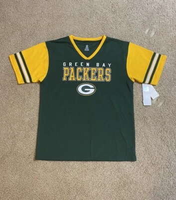 Camisa Jersey Green Bay Packers Niños Jóvenes 4-18 SS Syn Top Talla XL-14/16 o XXL-18 Foto 1 de 4