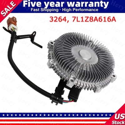 3264 Radiator Cooling Fan Clutch for 2007-2008 Lincoln Mark Navigator 5.4L V8 - Imagem 1 de 4