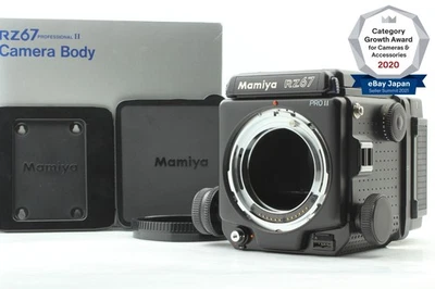Nuovo soffietto **COME NUOVO + 2 in SCATOLA** corpo Mamiya RZ67 Pro II + 120 pellicole retro dal Giappone - Immagine 1 di 4