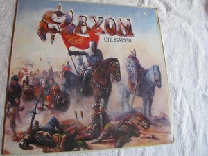 Near Mint Saxon Crusader original on Carrere 1984 clean record; cover edge wear - Picture 1 of 6