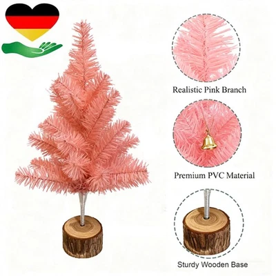 Mini Weihnachtsbaum 60cm klein Künstlicher Tannenbaum Garten mit Stabiler Basis - Bild 1 von 4