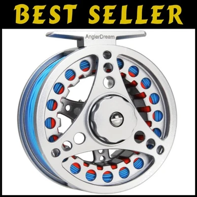 Combo de carrete de mosca de aluminio 5/6WT con línea Foto 1 de 4