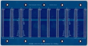 SC508 – Backplane, 10-slot, wide spacing - Picture 1 of 2