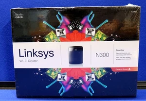 Linksys N300 WiFi Router  NEW Sealed Wireless Internet 4-Port LAN - Picture 1 of 5