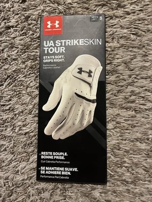 Men’s Under Armour UA Strikeskin Tour Left Golf Glove - New - Size Left Small - Image 1 of 4