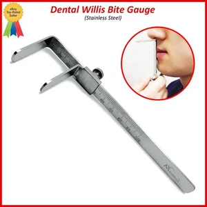Dental Willis Bite Gauge Stainless Steel Orthodontic Dental Measurement Gauge - Picture 1 of 5
