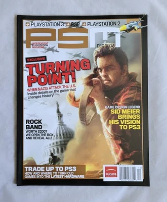 PSM Independent PlayStation Magazine December 2007 Issue 130 Turning Point Cover - Image 1 of 4
