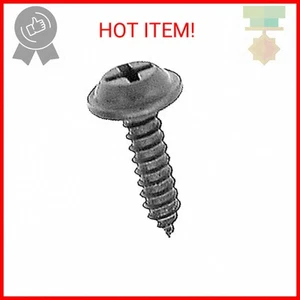 50#10 X 3/4" Phillips Flat Top Washer Head Screws Blk - Picture 1 of 2