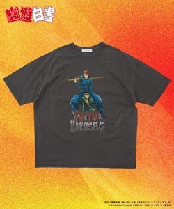 Yu Yu Hakusho Pigment Crew Neck Print T-Shirt / Kazuma Kuwabara Limited L-Size - Picture 1 of 7