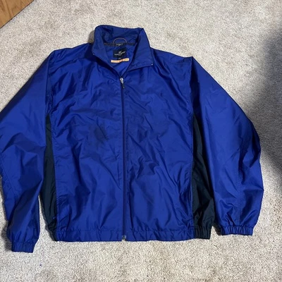 Dockers Golf Stain Defender Men’s Full Zip Blue Jacket Large Softshell - Image 1 of 4