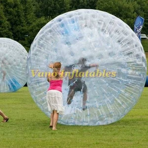 9.5ft Commercial Inflatable Human Hamster Ball Vano Zorbing Ball Grass Zorbs - Picture 1 of 4