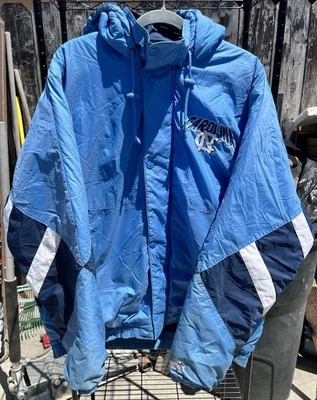 Chaqueta North Carolina Tarheels NCAA Starter Para Hombre XL Fútbol Azul Michael Jordan Foto 1 de 4