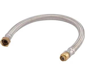 SharkBite Schlauch 1/2” x 3/4” Push-to-Connect FIP x 15” Warmwasserbereiter Anschluss - Bild 1 von 2