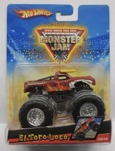 2008 HOT WHEELS MONSTER JAM EL TORO LOCO 23/75 RED - Picture 1 of 2