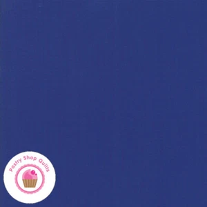 Moda BELLA SOLID 9900 261 Sapphire Royal Blue Quilt Fabric MASK Material - Picture 1 of 2