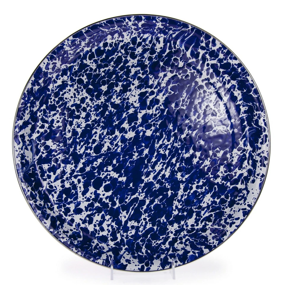 Golden Rabbit Enamelware 20" Round Serving Tray 9 Color Options - Image 1 of 1