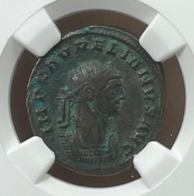 Aurelian BI Double Denarius Billon Roman Coin AD 270-275, NGC Choice VF - Image 1 of 4