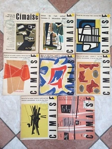 Cimaise Revue Tête de série 40 premiers numéros 1953-1959 Abstract art LOT RARE - Picture 1 of 6
