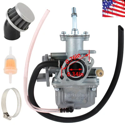 Kit de carburador con filtro de aire y gas para Yamaha Raptor50 YFM50 2004 EDCB80 02 03 Foto 1 de 4