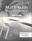 Math Skills Maintenance Workbook : Course 3, Paperback By Glencoe/Mcgraw-Hill...