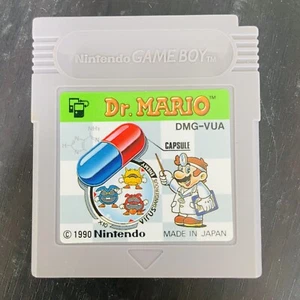 Dr. Mario Nintendo Game Boy 1990 DMG-VUA Japanese Version Puzzle Retro Games - Picture 1 of 24