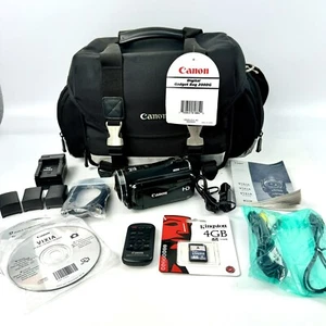 Canon VIXIA HF M40 (16 GB) Flash Media HD Camcorder 10x w/Charger & Battery - Picture 1 of 8