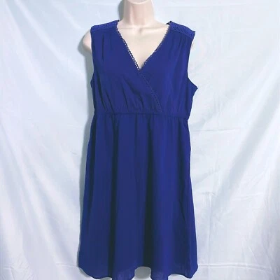 Vestido Merona Azul Sin Mangas Talla M Foto 1 de 3