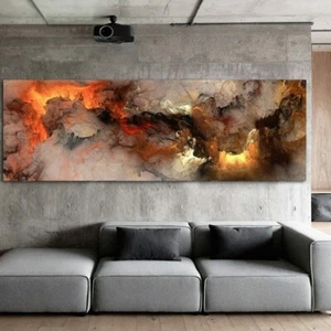 Beautiful Living Room Print Painting Landscape Modern Mural Nordic Wall Art - Picture 1 of 8