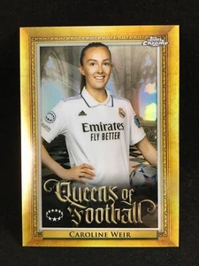 Caroline Weir 2022-23 Topps Chrome UEFA Women’s Champions QUEENS Of FOOTBALL 17 - Picture 1 of 2