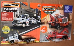 Matchbox INTERNATIONAL DURASTAR 4400 & WESTER STAR 6900XD Working Rigs LOT 2 NEW - Picture 1 of 8