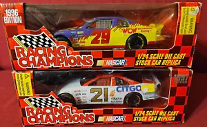 RACING CHAMPIONS 1996-1997 EDITION 2 NASCAR 1::24 DIE CAST STOCK CARS NM IN BOX - Picture 1 of 4