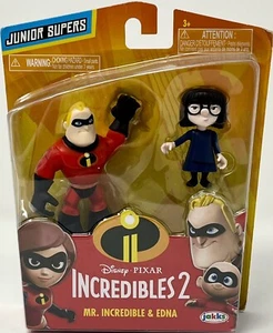 Disney Pixar INCREDIBLES 2 JUNIOR SUPERS Mr Incredible & Edna - Picture 1 of 2