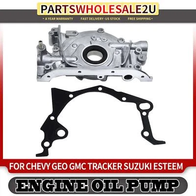 Bomba de aceite de motor para Chevrolet GMC Geo Tracker Suzuki Esteem Sidekick 1,6 L SOHC Foto 1 de 4