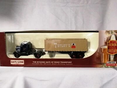 Lledo DAYS GONE- Brewing in Britain DG165000 Scammell Artic 'TETLEY'S'  Ltd Ed. - Image 1 of 4