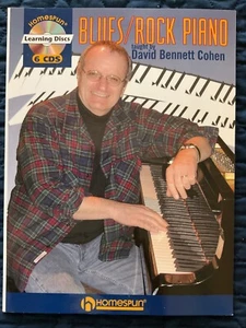 Blues Rock Piano Taught by David Bennett Cohen SC 2005 with 6 CDs Homespun - Picture 1 of 18