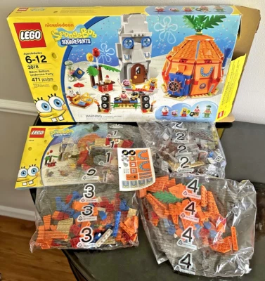 LEGO SpongeBob SquarePants Bikini Bottom Undersea Party (3818) IOB w/Sealed Bags - Image 1 of 4