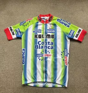 Vintage Nalini Kelme Costa Blanca Bike Cycling Jersey Shirt Bicycle Size 4 - Picture 1 of 22