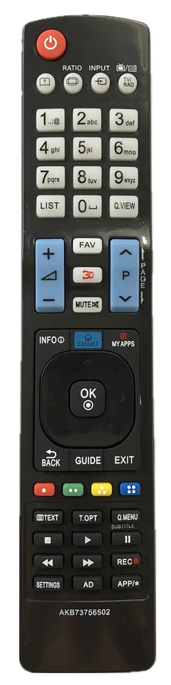 New USBRMT TV Remote For LG Smart 3D TV sub AKB73615315 AKB73615316 AKB73655806 - Image 1 of 1