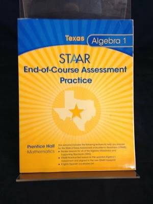 STAAR End-of-Course Assessment Practice Algebra 1(2014) PB 190104 - Image 1 of 2