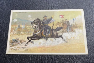 1887 Duke Gail & Ax Tobacco Card, Battle Scenes, N99, Sheridan's Ride - Picture 1 of 2