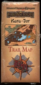TM5 KARA-TUR TRAIL MAP SEALED Vintage D&D Dungeons Dragons Oriental Adventures - Picture 1 of 3
