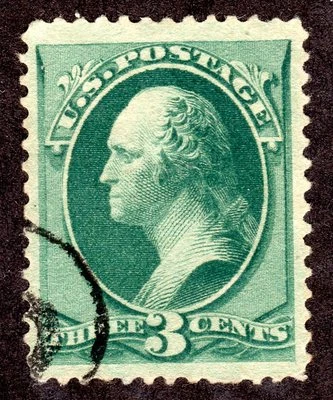 US # 184 (1878) Used, Grade: VF/XF - Washington - Image 1 of 2